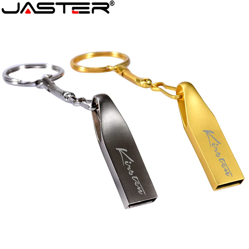USB-флеш-накопитель JASTER в металлическом корпусе с логотипом на заказ 2 0/64/32/16/8/4 ГБ |