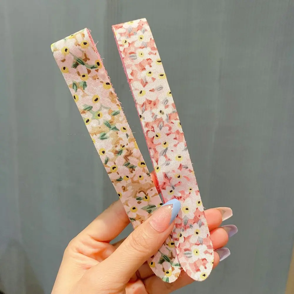 

Children's Magic Hairband Girl's Bangs Velcro Headdress Lovely Fruits Stripe Hair Artifact Anti Slip Headband Hair Magic Paste