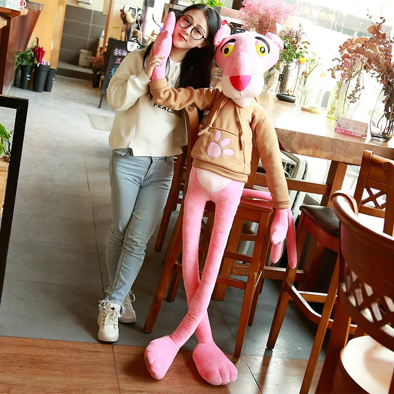 1PC 55-150CM High Quality Big Size Baby Toys Plaything Cute Naughty Pink Panther Plush Stuffed Doll Toy Home Decor Kids Gift | Игрушки и