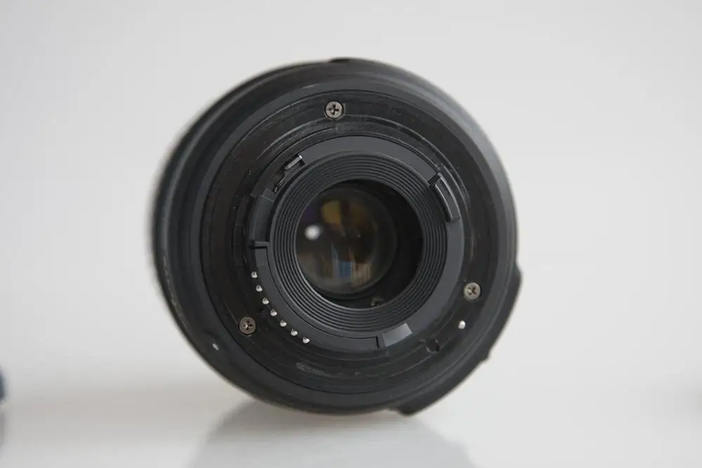 Б/у объектив Nikon NIKKOR 18 55 мм f/3 5 6G VR AF авто и ручная крышка объектива заднего