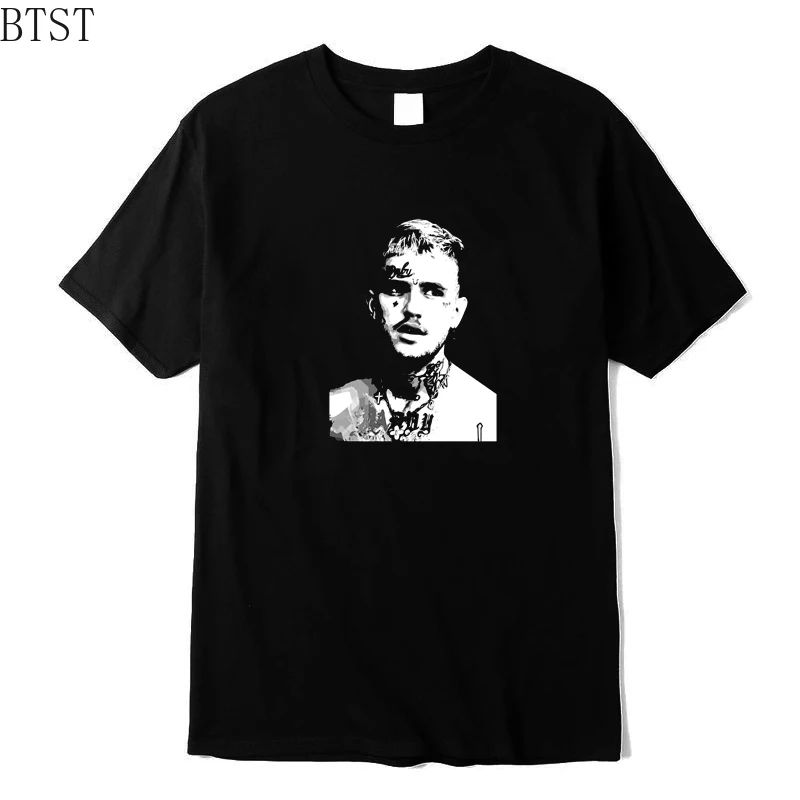 

Rip Lil Peep Aesthetic Tshirt Lil Peep Funny Cartoon black T-shirt Unisex Cool Streetwear Graphic Tshirt Hip Hop Top Tees Male