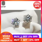 Женские серьги из серебра 925 пробы с бриллиантами, 0,5 карат