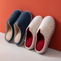 winter solid flock house women cotton slippers bedroom memory foam couples shoes warm slippers a1260