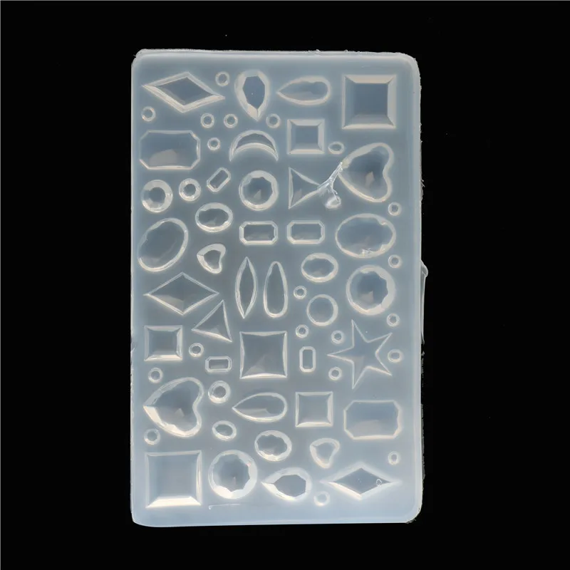 

DIY Semicircle Silicone Oval/Heart/Water Droplets Cabochon Chocolate Mold Mould For Epoxy Resin Jewelry Making