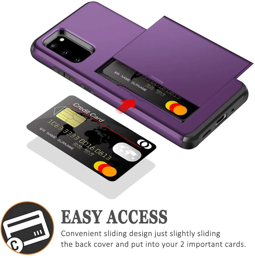 

Case for Samsung Galaxy S20 S21 Plus Ultra FE Double Layer Heavy-Duty Protective Cover S20Plus S21Ultra S20FE S21FE Coque Funda