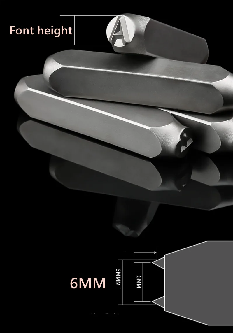 36 шт./компл. стальной штамповочный набор с буквенным номером металлический