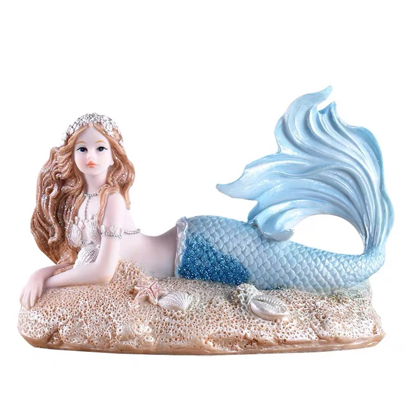 

[MGT]Creative Mermaid Decoration Statue Decoration Home Office Creative Decoration Crafts Girl Gift