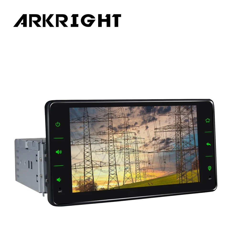 Автомагнитола Carplay 6 2 дюйма Android 8 1 ядер GPS Wi Fi Встроенный 4G модем DSP 4 Гб + 64 ГБ задняя
