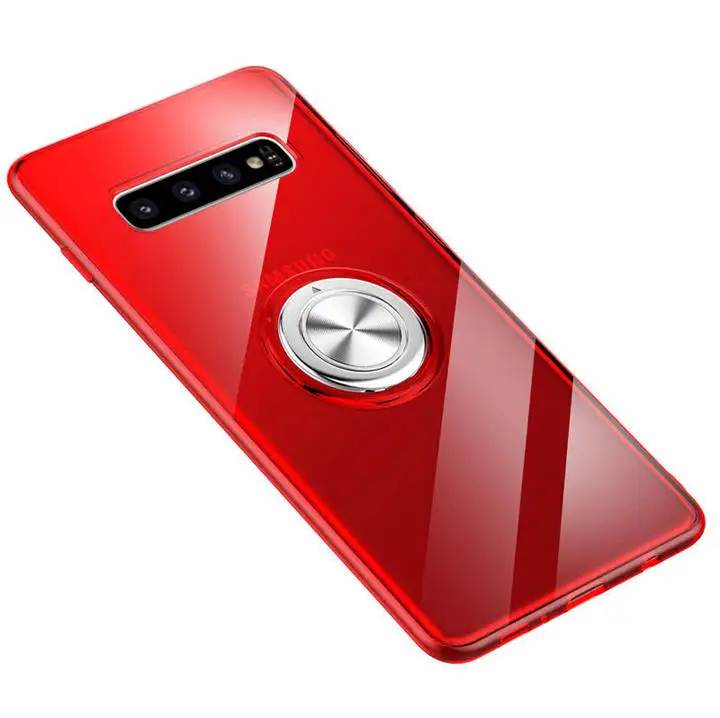 Red S10 5G чехол для samsung Galaxy S10 5G S10Plus автомобильный магнитный держатель-кольцо для пальца подставка задняя крышка для samsung S10 Plus чехол S10e e - Цвет: Red