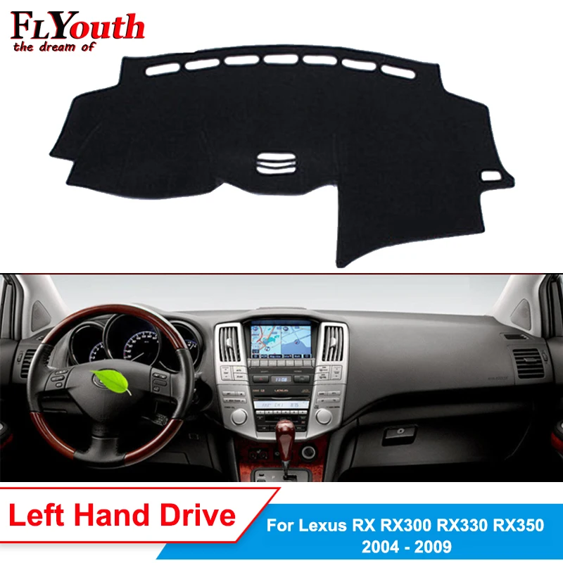 Приборной панели автомобиля крышка для Lexus RX RX300 RX330 RX350 2004-2006 2007 2008 2009 тире коврик козырек от солнца коврик ковер анти-УФ Non-slip 1 шт