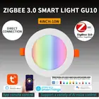 Светодиодный светильник Tuya Zigbee, 3,0 дюймов, регулировка яркости, управление через приложение