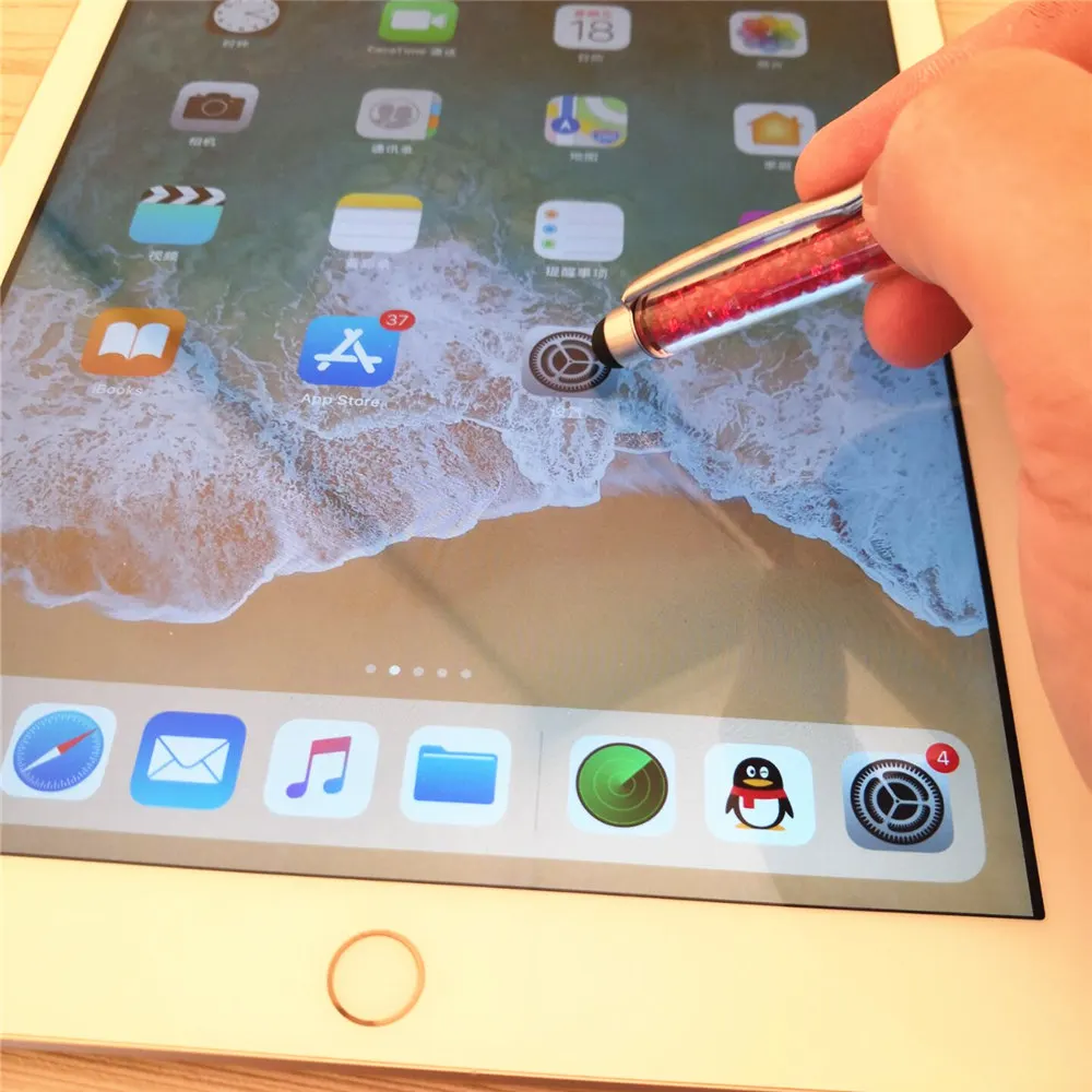 Модная 097 ручка для сенсорного экрана компьютера Хрустальная деловая офисная