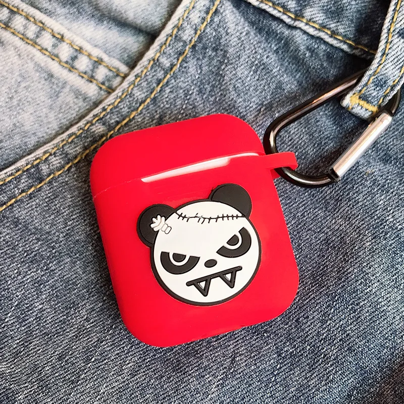 

Marvel for Apple Airpods 1/2 Bluetooth Wireless headphone case Charging fall-proof silicone headphone case