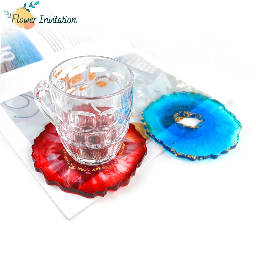 

Flower Invitation Manual DIY Silicone Mold for Resin Coaster Package Set