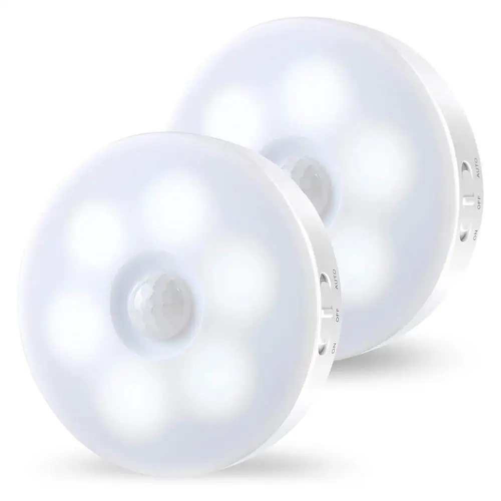 

Умные товары для дома, магнитная лампа на присоске, Двухрежимная светодиодная Индукционная лампа для шкафов, лестниц, кладовой, коридора, ос...