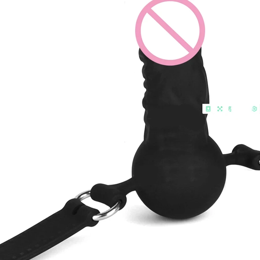 Реалистичный пенис в форме кляп полное Силиконовое лицо Banger фаллоимитатор