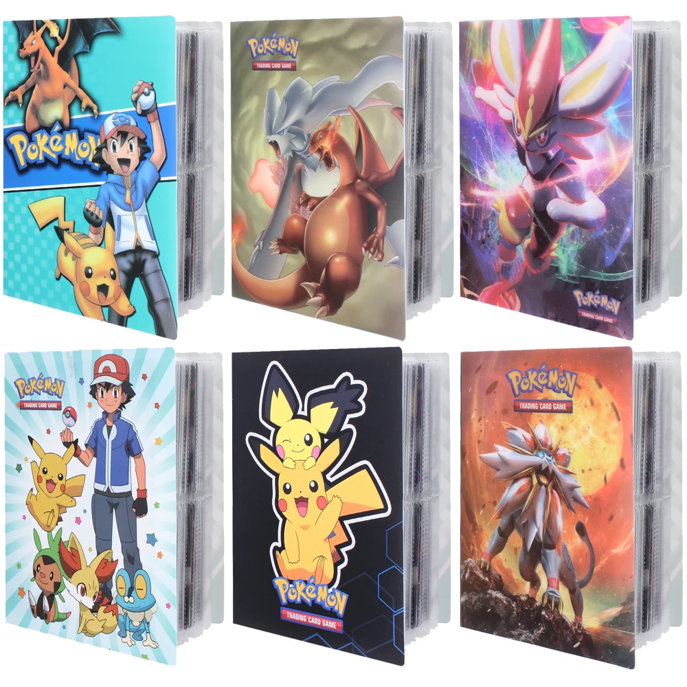 

240 шт. альбом Покемон хранения детских игрушек продавцов Pokemon Card пакет коллекция книга держателя карты лист загрузки игрушка Детский подаро...