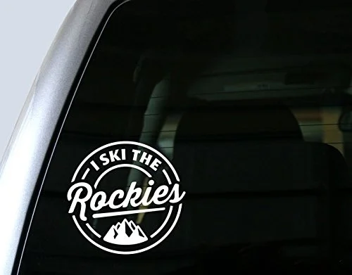 

Наклейка для I Ski The Rockies Decal-Колорадо, наклейка на автомобиль Snow ing, наклейка на бампер