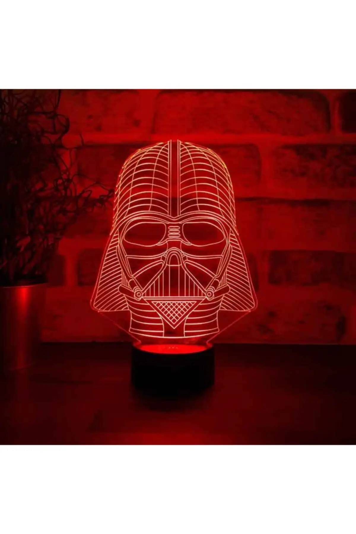 3D Darth Vader Helmet Face Lamp 7 Different Light Colors Table Desk Night Lights | Лампы и освещение