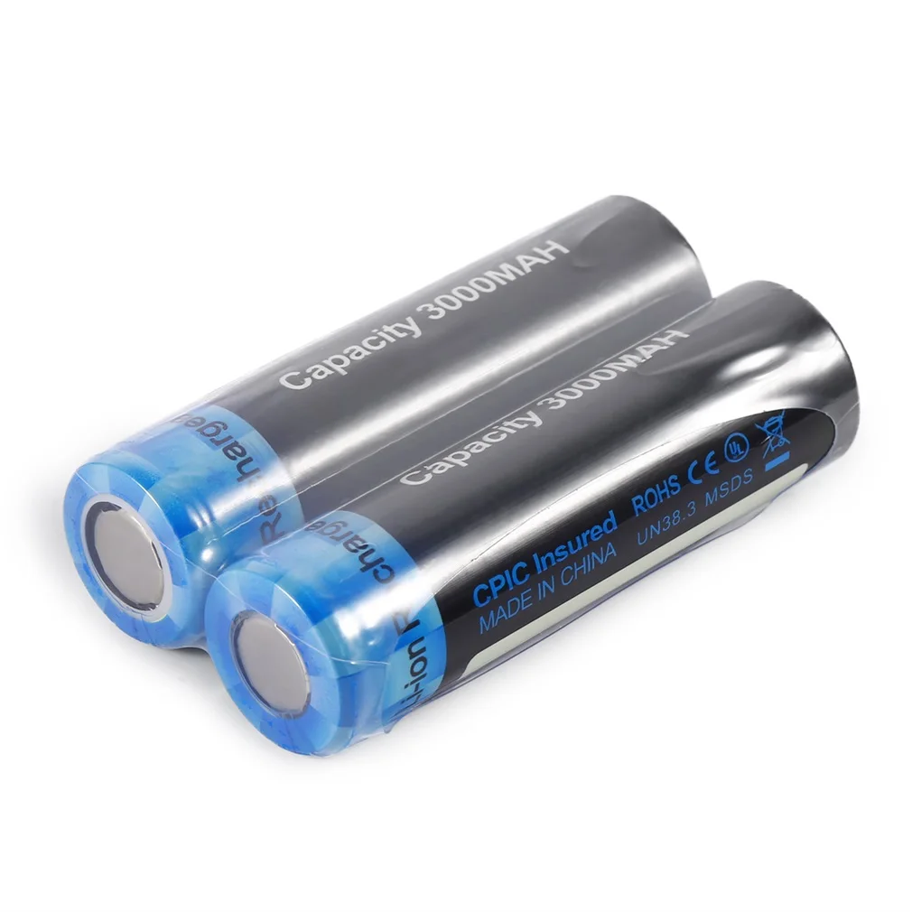 Для детей 2, 4 шт. высокое Ёмкость 3,7 V 18650 2600 3500 3000 мА/ч, Перезаряжаемые литий-ионных батарей для светодиодный фонарик фары поисковый фонарь