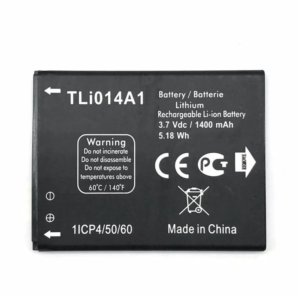 Новый Tli014a1 3 7 V 1400mAh Высококачественный аккумулятор для Alcatel One Touch 5020 5020D OT-5020