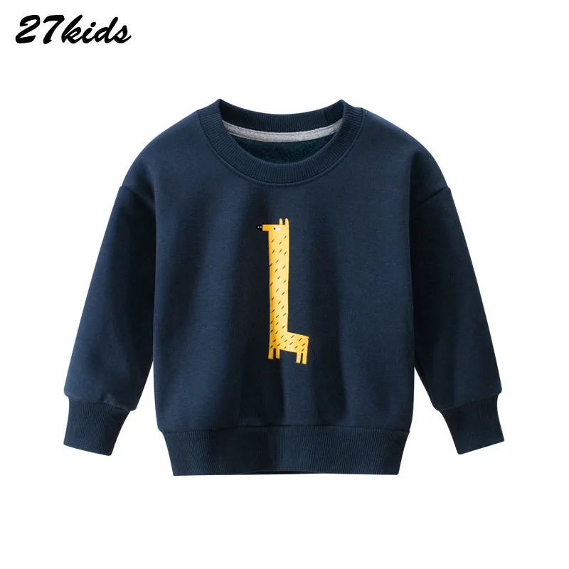 Детская теплая зимняя одежда с длинным рукавом изображением жирафа | Мать и