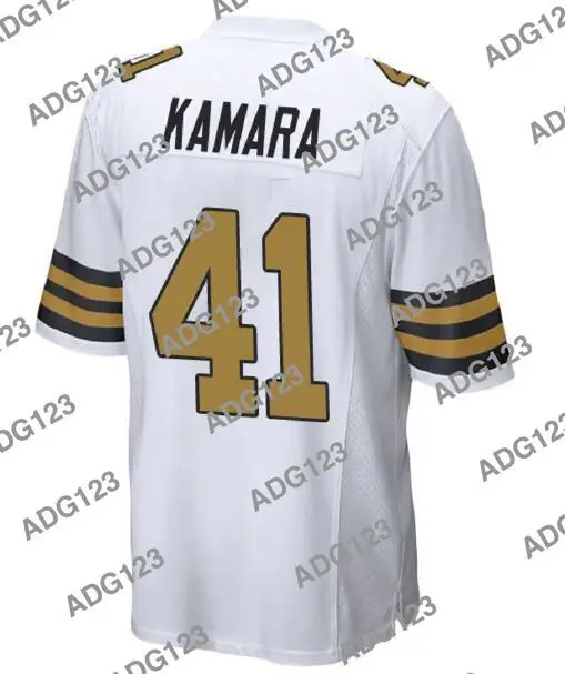 

Stitch New Orleans Alvin Kamara White Color Rush Men Women Kid Youth Vapor Limited Jersey