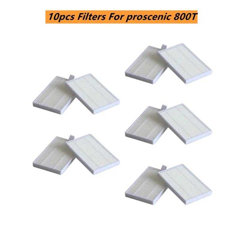 Набор тканей для швабры с боковой щеткой 11 шт. Proscenic 800T 820T 830T зеркальный фильтр