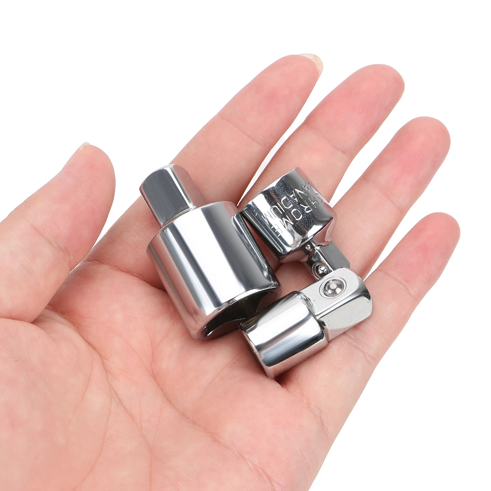 

Sleeve Adapter Ratchet Wrench Adapter 1/4" 3/8" 1/2" Chrome Vanadium Steel Drive Socket Converter Wrench-sleeve