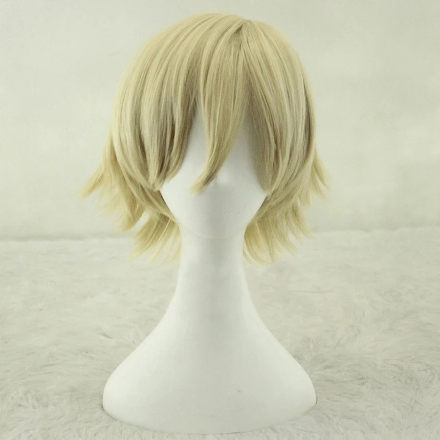 Черный парик для косплея Toji Fushiguro Zenin короткий термостойкий синтетический
