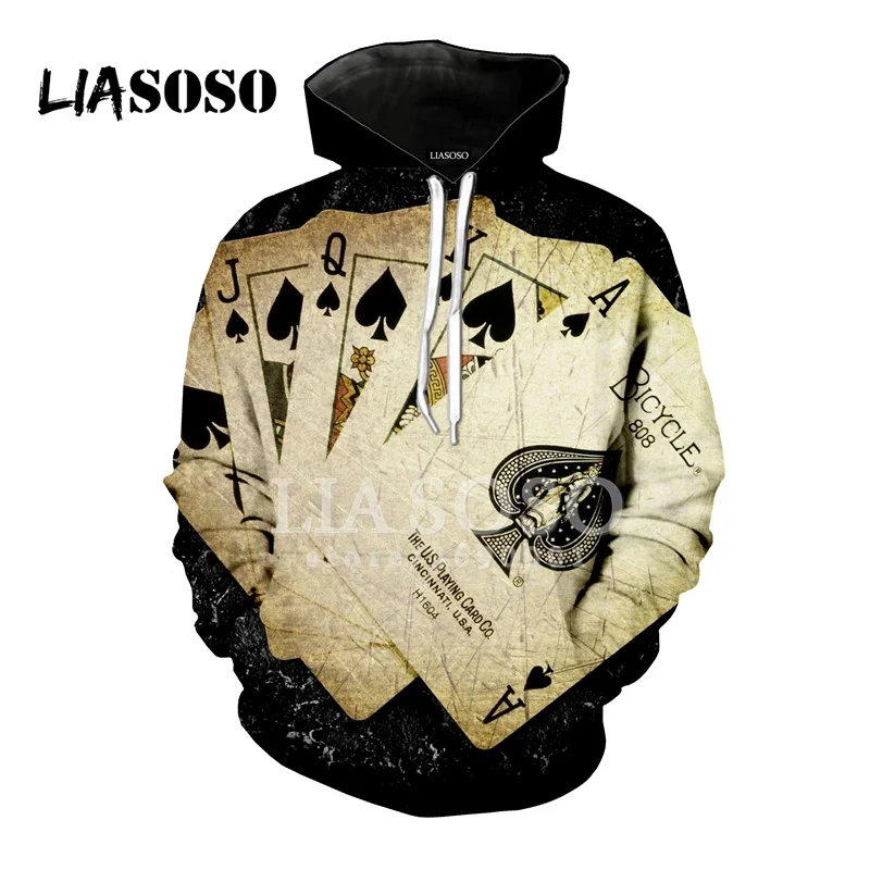 Новое поступление дизайнерские женские и мужские толстовки liaseo с капюшоном 3D