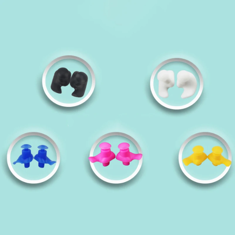 

Soft Earplugs Silicone Waterproof Earplug Dust-Proof Ear Environmental Sport Plugs Diving Water Sports Swimming Pool Accessories