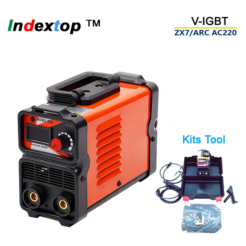 

220v Portable Mini Arc Welding Machines IGBT DC Inverter Handheld Welder (Power source+Weld Holder+Earth Clamp+Mask+Brush)