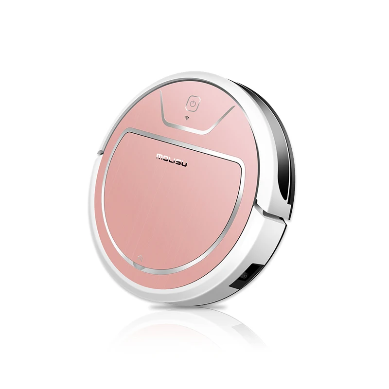 PINK MOLISU V8S Pro робот-пылесос для сухой и влажной уборки, автоматическая очистка пыли, стерилизация, смарт-планируемый wifi приложение, пульт дистанционного управления - Цвет: PINK