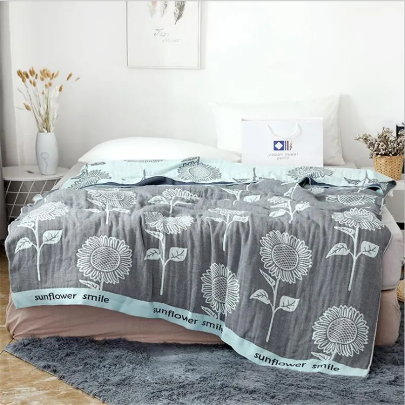 200x230cm 200*230 см Высокое качество дышащее одеяло пледы из бамбукового волокна; Одеяло s покрывала 4 слоя Муслин Хлопок, Бамбук одеяло для дивана - Цвет: 200x230cm