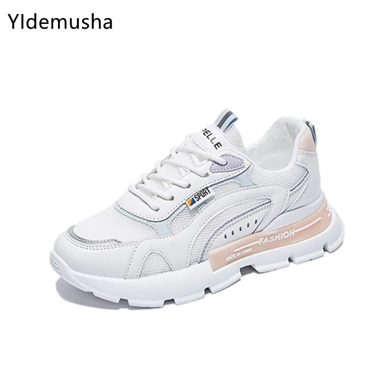 

Women's Breathable Non-slip Platform Fashion 2021 New Spring Casual Shoes Mesh Jogging Shoes Summer Sneakers Shoes For Women