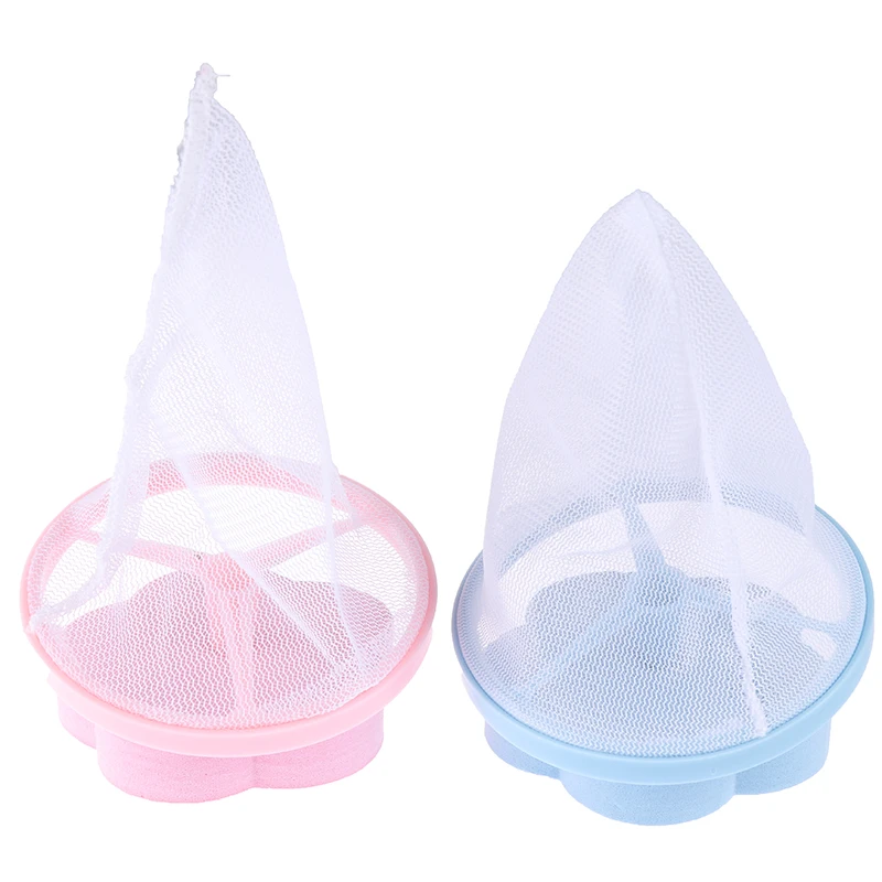 

Home Flower Shape Mesh Laundry Filter Bag Floating Lint Hair Catcher Washing Machine Removal Device Cleaning Ball Cleaning Tools