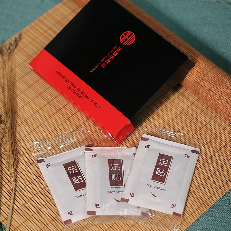 Детокс Патчи для ног 10 шт детоксикация токсинов облегчение боли эффективное