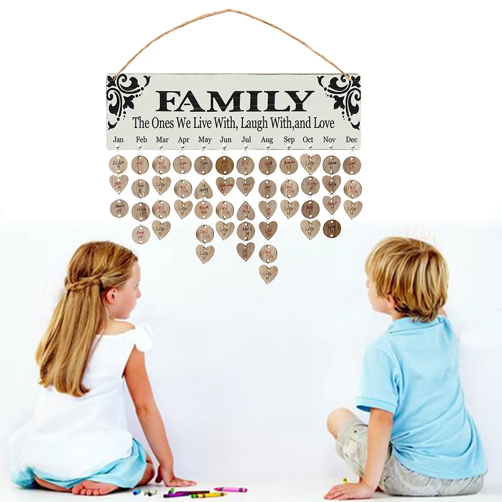 Подарки для отца матери дочери и сына деревянный Семья напоминание о дне