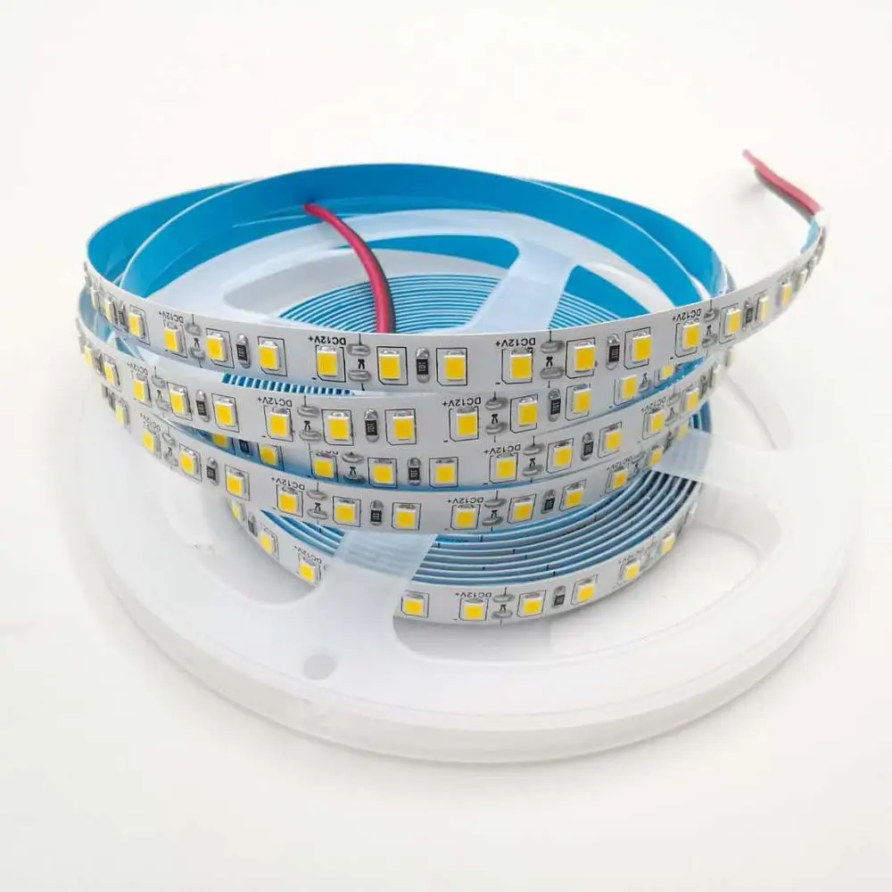 Гибкая светодиодная лента SMD2835 5 м 120 светодиодов/м ширина 8 мм 12 В 24 постоянного