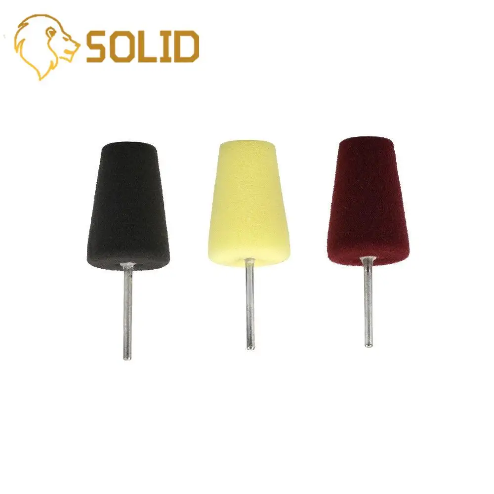 Коническая Губка для полировки 3 мм хвостовик полировочное колесо практичный