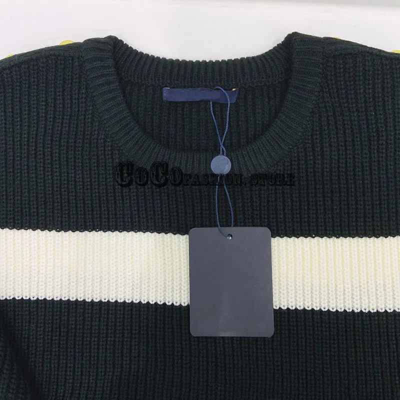 

Luxury autumn 2021 fashion clothes sweater Button designer long sleeve woman o-neck sweaters high quality casual pullover jumper