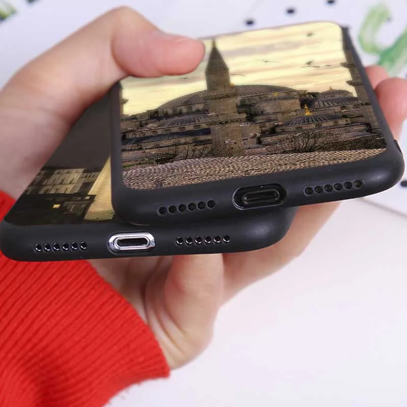 Чехол для телефона с флагом Турции со стразами iPhone 11 pro max X XS MAX XR 7 8 6 6S plus 5s SE мягкий