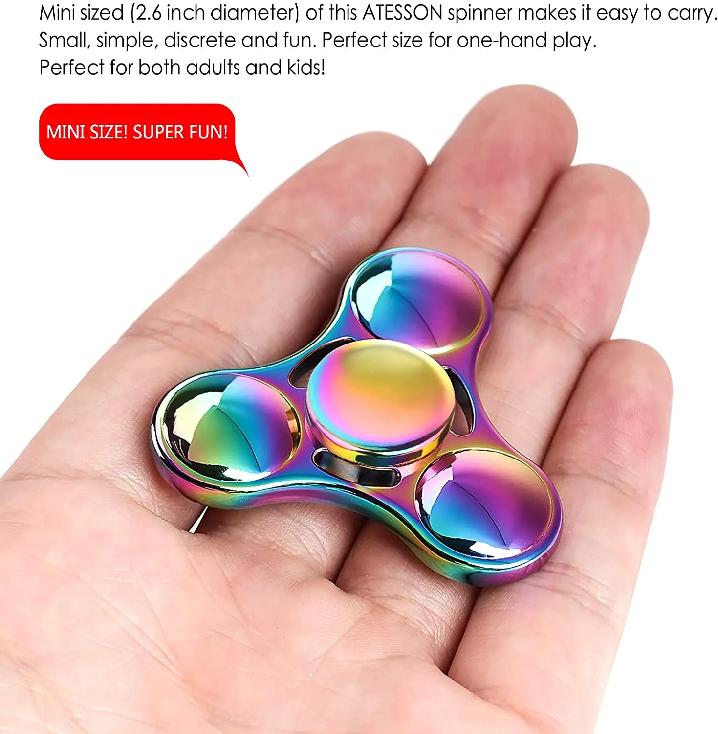 Топ Спиннер фиджет игрушка из нержавеющей стали подшипник высокоскоростные