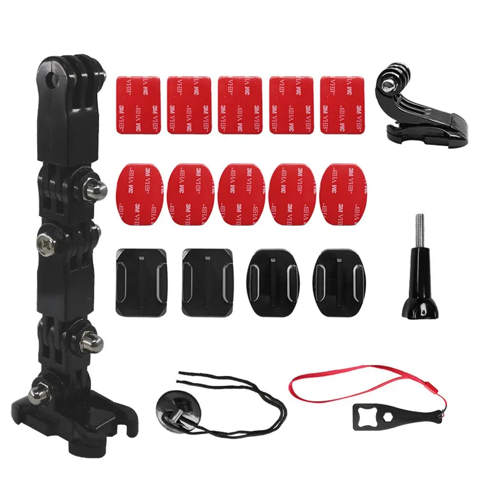 

Adjustable Helmet Curved Adhesive Side Mount For yi 4K For GoPro HD Hero 2 3 3+ 4 5 6 Camera Accessories