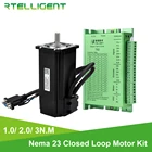 Rtelligent 2 шт. 57A3ED Nema 23 3N.M замкнутый цикл шаговый двигатель с 6 шт. T60 шаговый драйвер