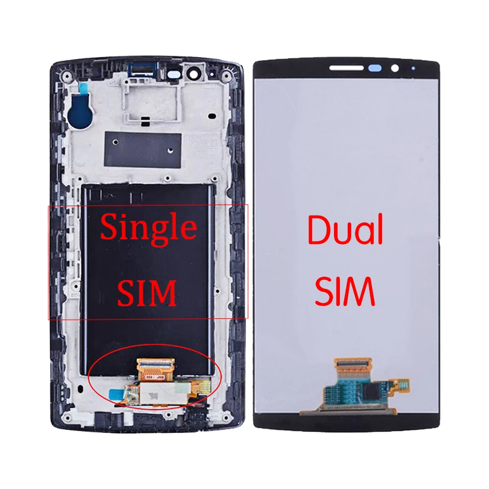 5 &quotоригинальный для LG G4 H815 ЖК дисплей кодирующий преобразователь сенсорного