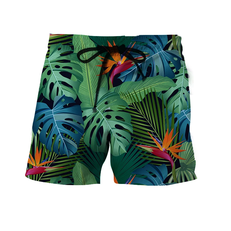 

Summer surfing in the 90s 3D printed beach quick-drying shorts