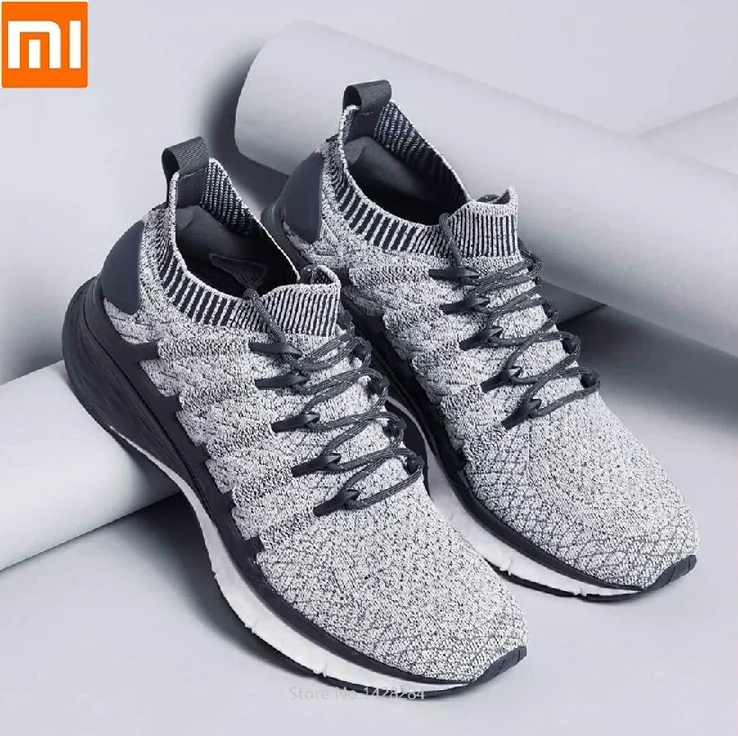 Xiaomi mijia Мужская Беговая уличная спортивная обувь удобные дышащие легкие прочные беговые кроссовки