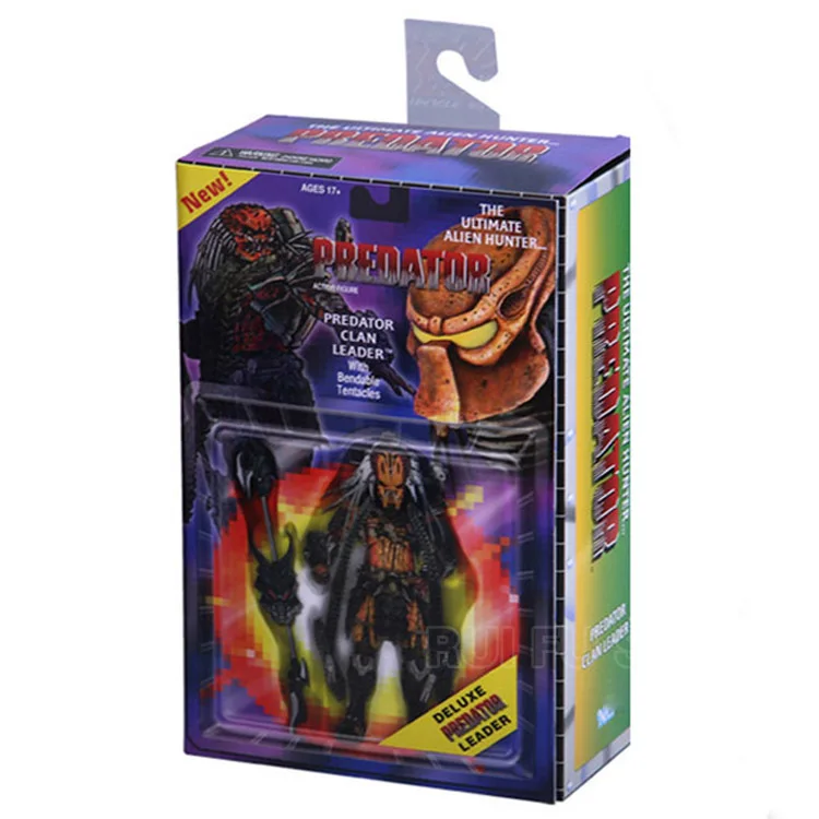 

NECA Predator Kenner leader Clan chief NECA Predator PVC Action figures Model toys Christmas gifts for children kids